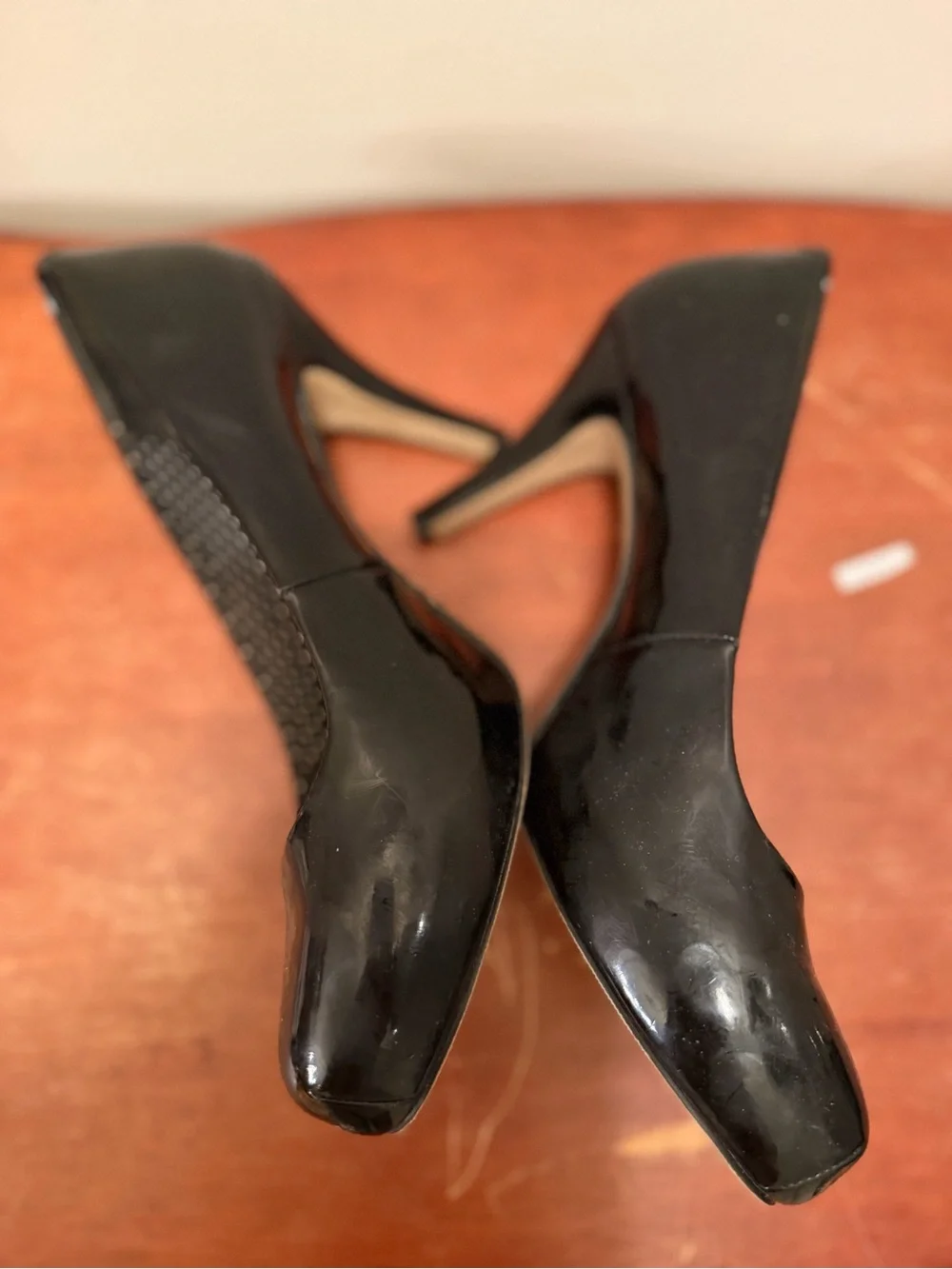 Madden Girl Black Patent High Heel Pumps
